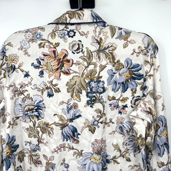 OLIVIA VON HALLE Lila Odette Silk Satin Pajama Set Woman’s size medium 2 piece b - Picture 12 of 16